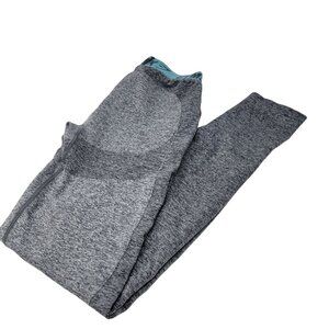 Gymshark Dry Workout‎ Leggings Size Medium Women's Gray Heathered Full Length